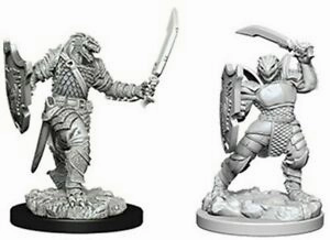 D&D Unpainted Minis WV5 Dragonborn Female Paladin Instrument Simulator