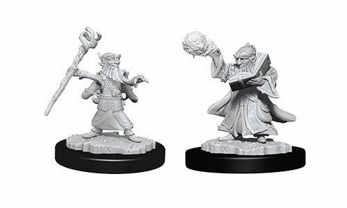 D&D Unpainted Minis WV6 Male Gnome Wizard Numbered Copy Most Popular