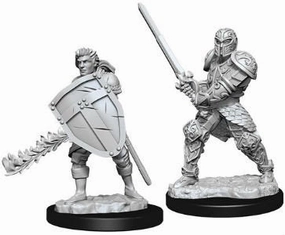 D&D Unpainted Minis WV8 Male Human Fighter Orchestral Soundtrack