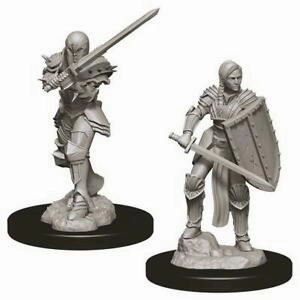Local Multiplayer Pokmon Inspired D&D Unpainted Minis WV9 Female Human Fighter