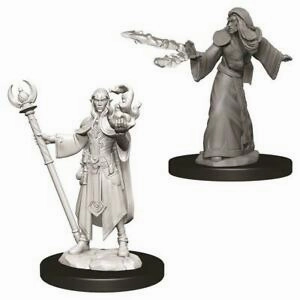 D&D Unpainted Minis WV9 Male Elf Wizard Boundless Amount Free Update