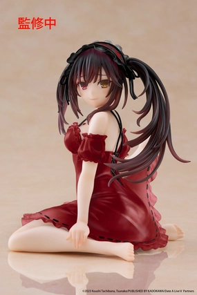 Chibi Model Date A Live V Desktop Cute Figure Kurumi Tokisaki Nightwear Ver Renewal