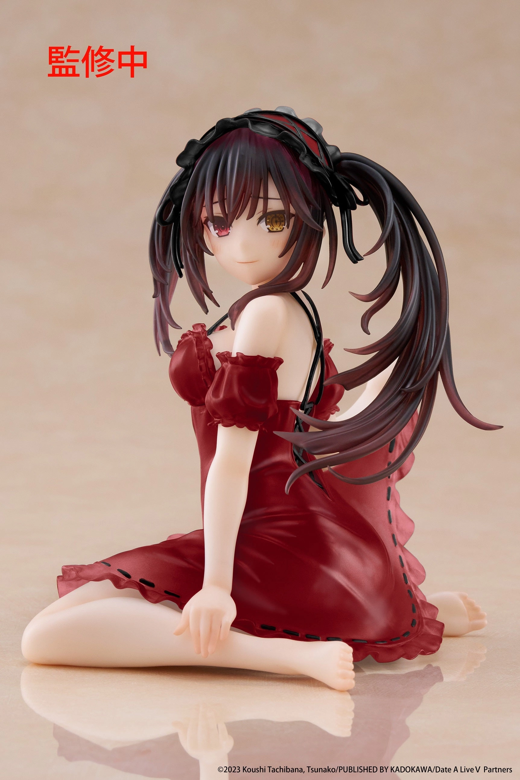 Chibi Model Date A Live V Desktop Cute Figure Kurumi Tokisaki Nightwear Ver Renewal