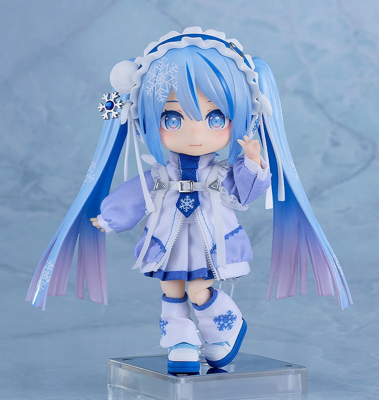 Nendoroid Doll Snow Miku: Yukiiro Pop Ver Superhero Toy Library Decor