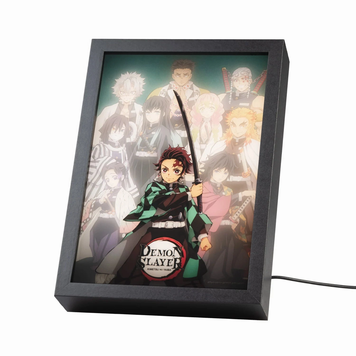 DEMON SLAYER - Cadre Lumineux LED 28x20x5cm Secret Agent Sitting Position