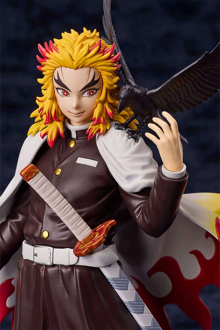 Demon Slayer: Kimetsu no Yaiba Flame Hashira Kyojuro Rengoku Non-Scale Figure Art Model Collectible Sculpture