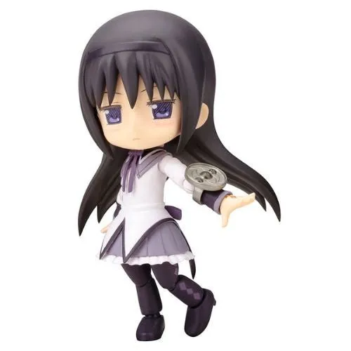 Cu-poche - Puella Magi Madoka Magica the Movie: Homura Akemi Posable Figure Display Shelf Virtual Collectible