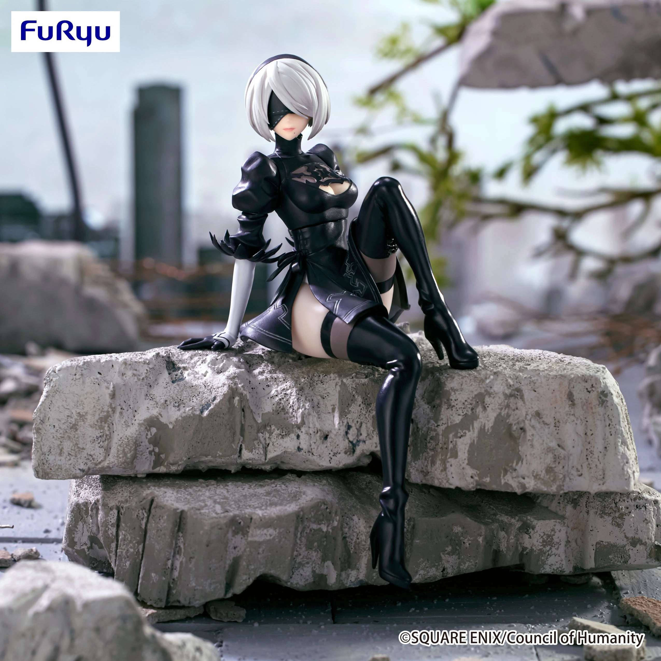 NieR: Automata Ver1.1a Noodle Stopper Figure 2B (YoRHa No.2 Type B) (rerun) Desktop Decor