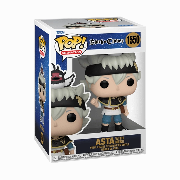 Flower Anatomy Theme Exploration FUNKO POP! ANIMATION: BLACK CLOVER - ASTA WITH NERO
