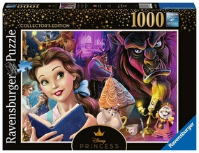 DISNEY - Beauty & the Beast - Puzzle Collector's Edition 1000P Collectible Drop Opening Gacha Style Toy