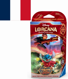 DISNEY - Lorcana - Trading Cards Starters Mulan/Stitch Chapitre 8 - FR Random Toy Find Collectible Drop Display