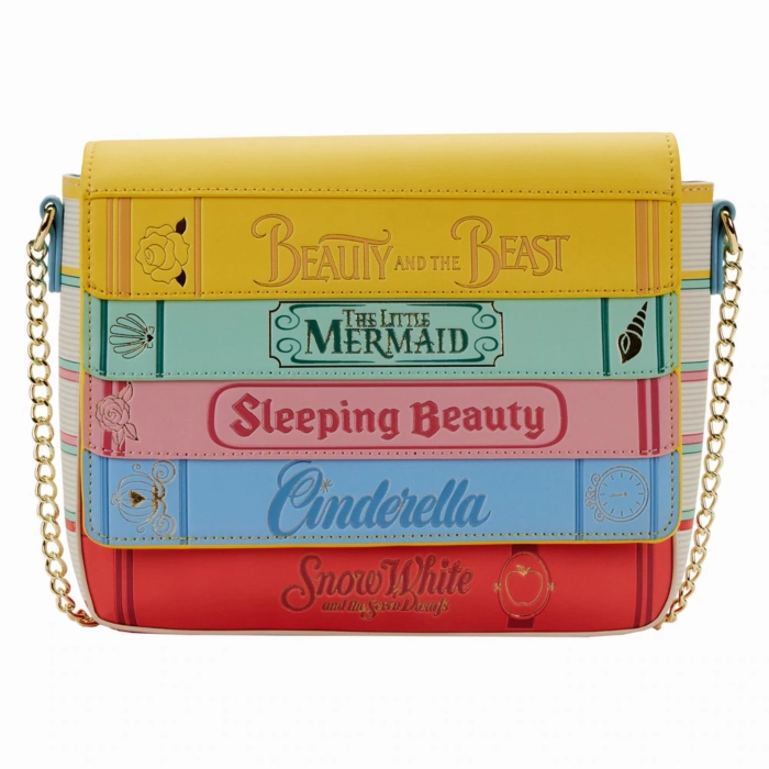 DISNEY - Princess Books - Sac bandouli??re LoungeFly '24x20x10cm' Little Performer Mini Gadget