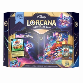 Surprise Pack Opening Disney Lorcana JCC : La Mer Azurite - Coffret Collector Stitch - FR