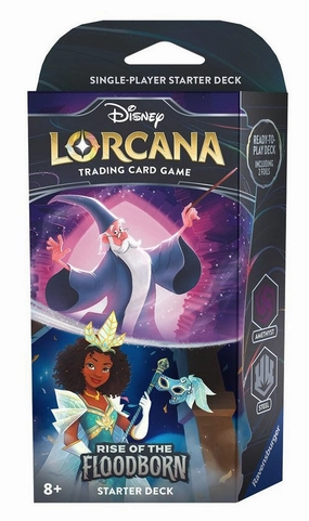 Disney Lorcana Rise Of The Floodborn Starter Deck - Might And Magic Collector's Series Series Random Edition Opening