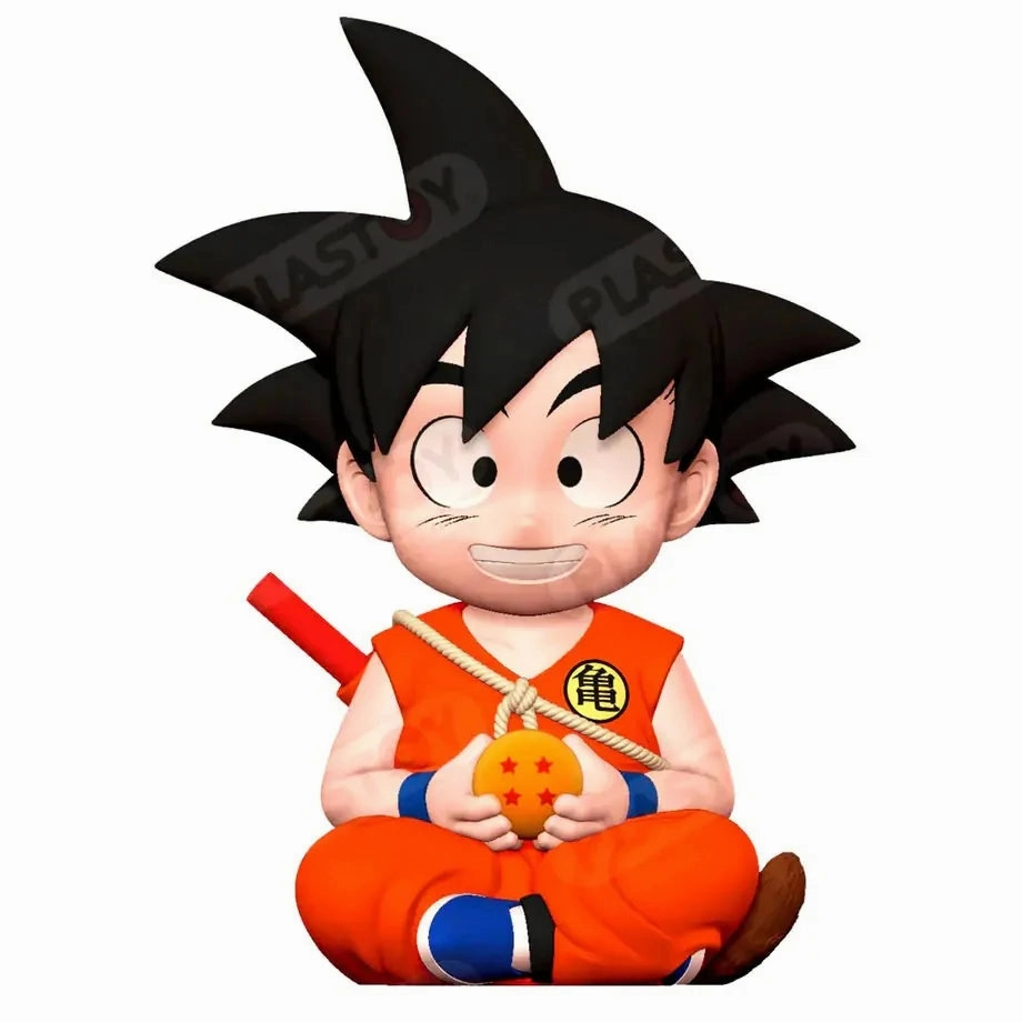 Pristine Artist Outstanding Maker DRAGON BALL - Goku enfant "Version orange" - Tirelire PVC 17cm