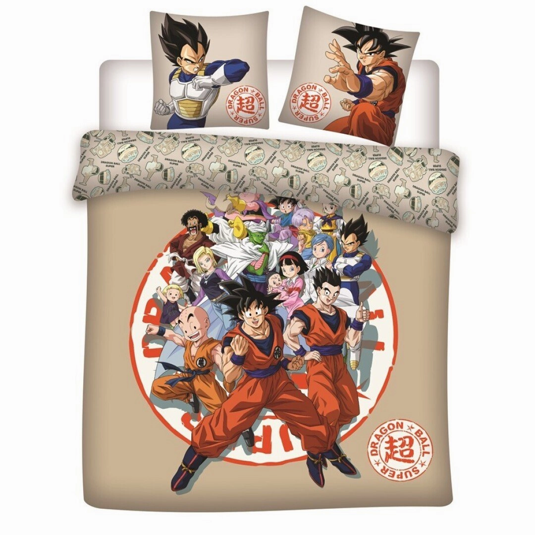 DRAGON BALL SUPER - Parure de lit 240x220cm   2x65x65cm Main Designer Small Trunk