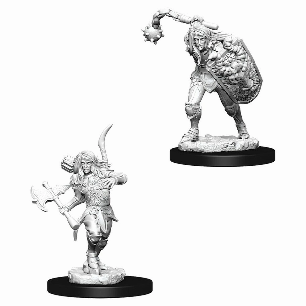 Reporting System Simulated Gambling PF Unpainted Minis WV6 Male Elf Fighter