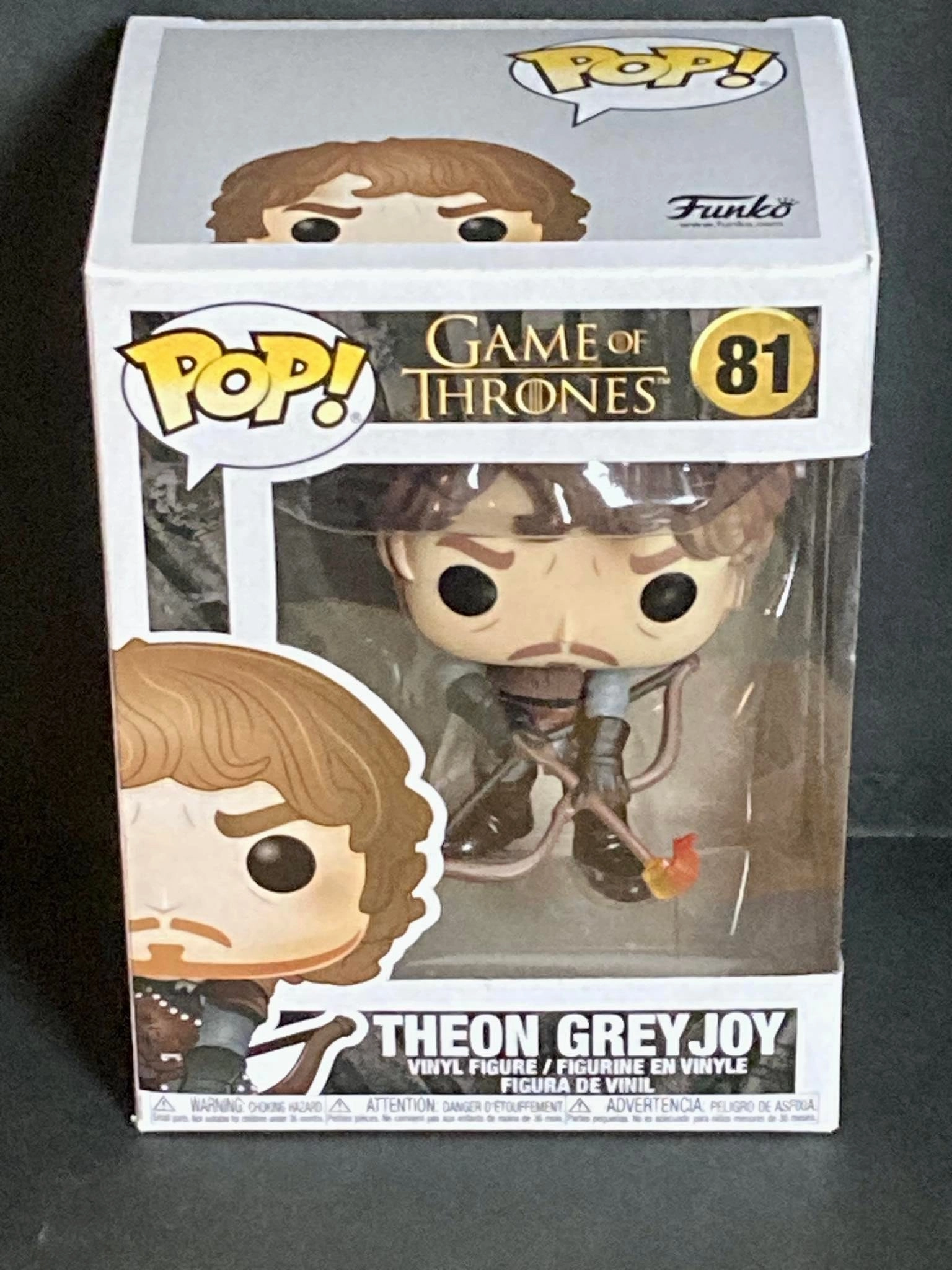 Figurine Pop Game of Thrones #81 Theon Greyjoy Skateboard Design Creative Playthings