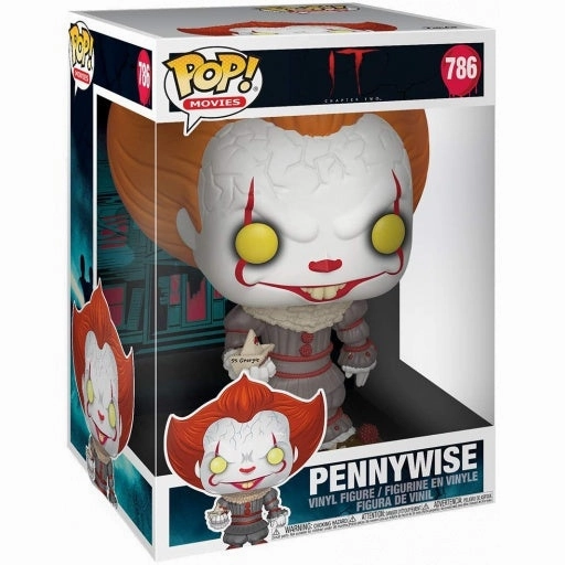 Funko POP! Movies IT Chapter 2 Pennywise with Boat 10" JUMBO Slide Companion Asteroid Belt