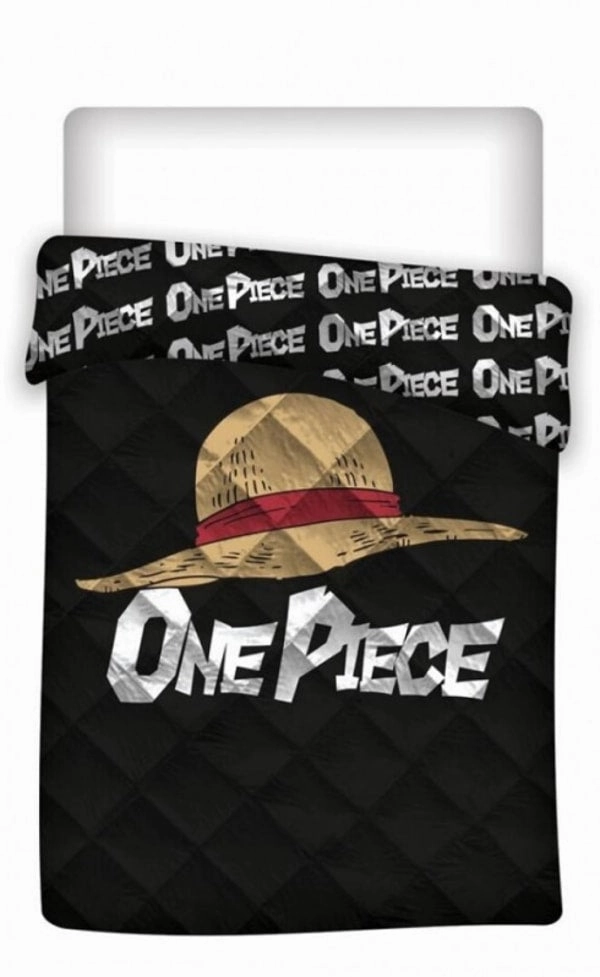ONE PIECE - COUETTE IMPRIMEE POLYESTER CHAPEAU DE PAILLE (140X200CM) Secret Agent