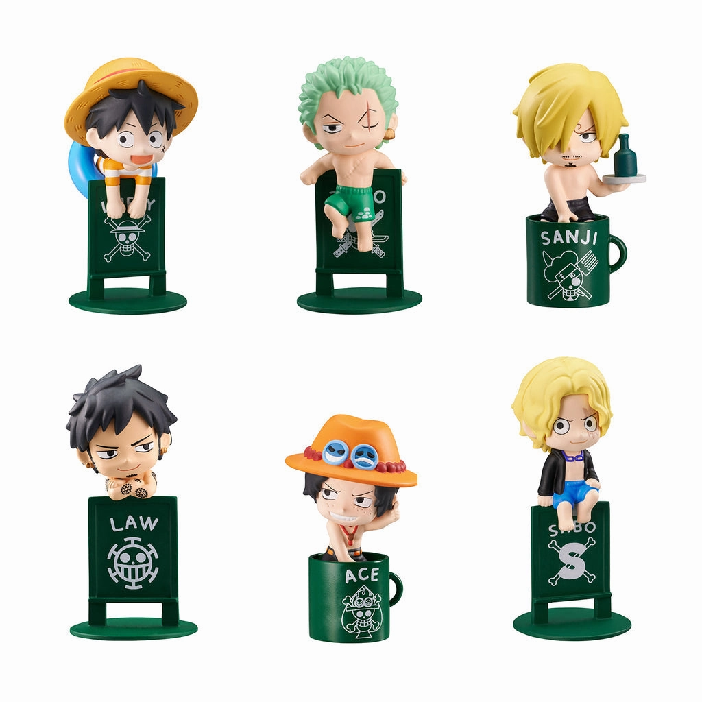 OCHATOMO SERIES ONE PIECE Pirates' Vacance (rerun) (SET of 8pcs) Transforming Toy