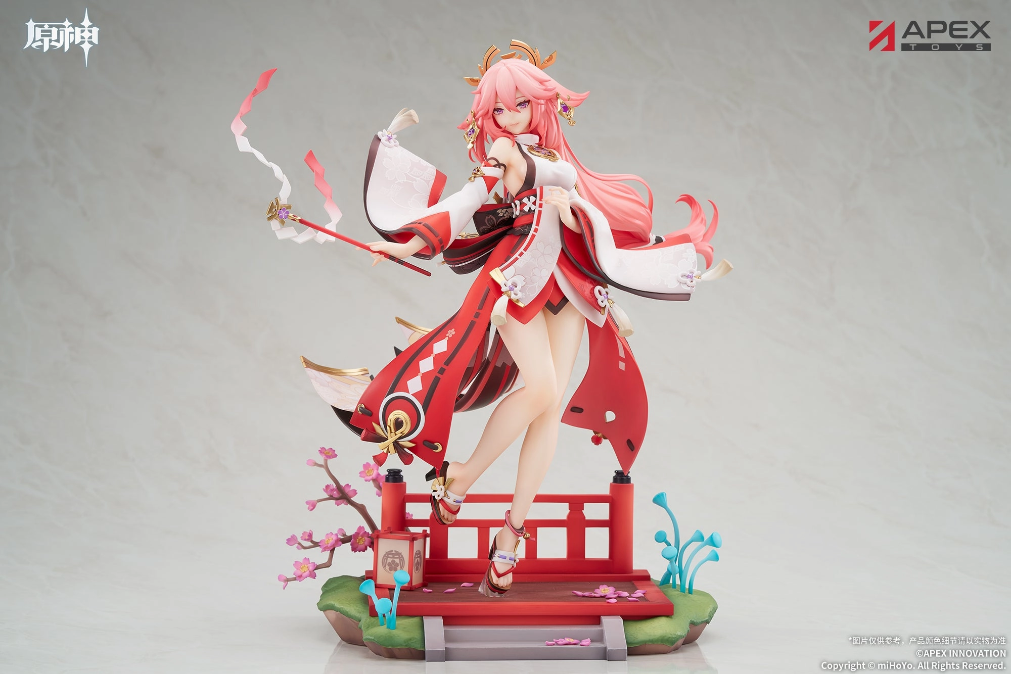 Genshin Impact Yae Miko, Astute Amusement Ver 1/7 Scale Figure Story Driven Fantasy Sculpture