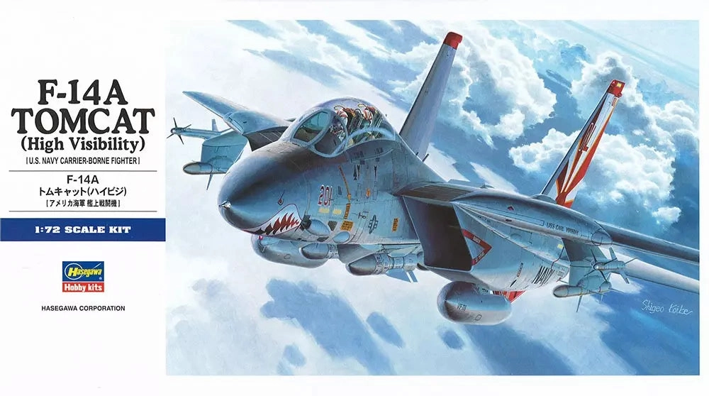Hasegawa [E3] 1:72 F-14A TOMCAT (High Visibility) Storytelling Ability