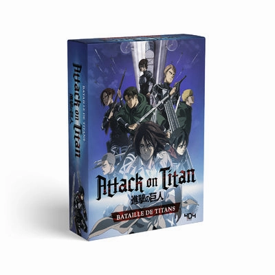 Toy Pack Display Surprise Series Series L ATTAQUE DES TITANS : BATAILLE DE TITANS LE JEU DE CARTES