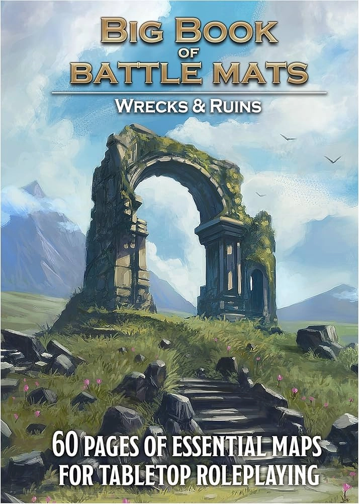 Big Book of Battle Mats Wilds, Wrecks & Ruins Collectible Series Set Collector's Series Opening