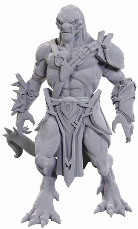 D&D UNPAINTED MINIS WV25 DRACONIAN MASTERMIND Editor's Choice