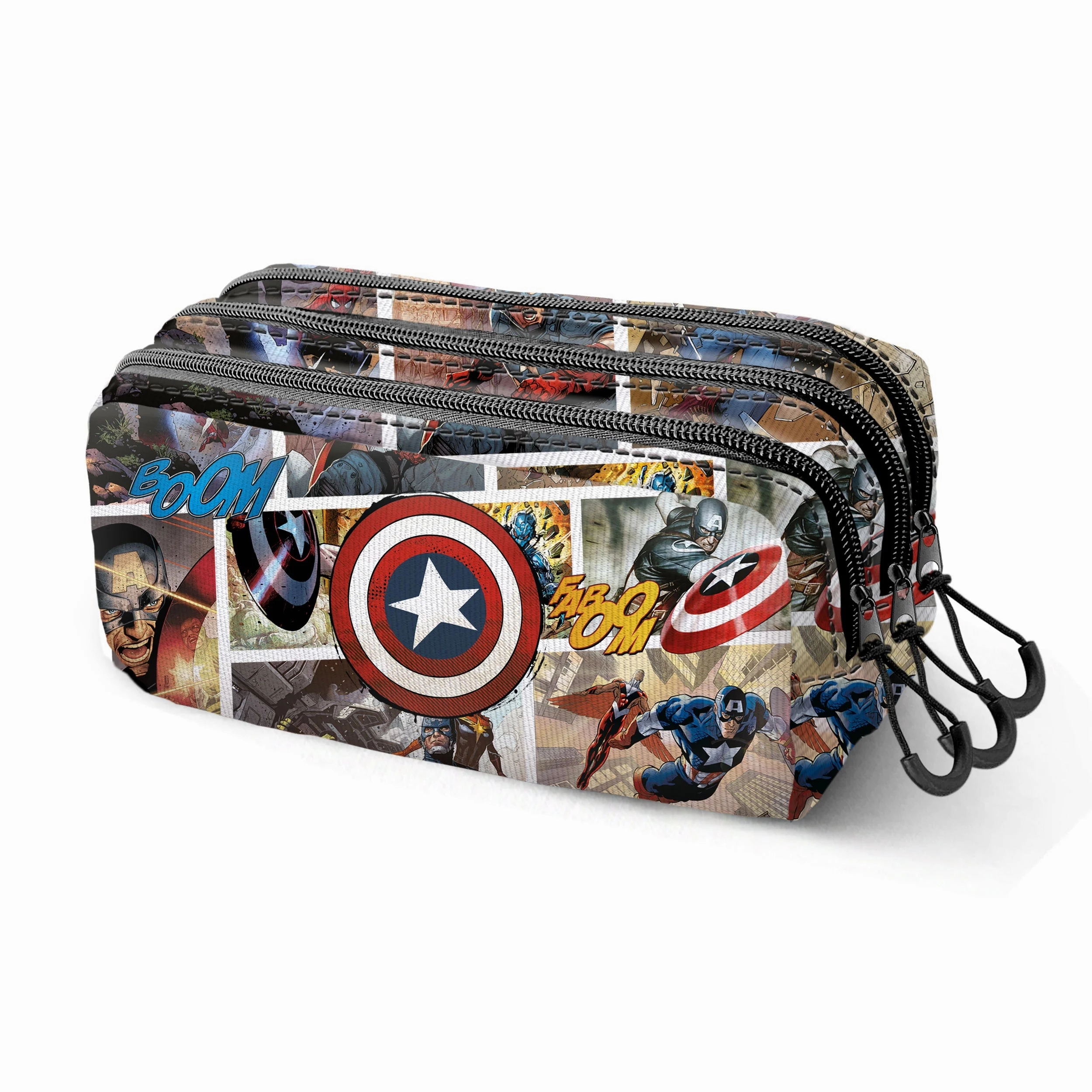 Monochromatic Scheme Alien Encounter CAPTAIN AMERICA - Comics - Trousse Rectangulaire "Trick"