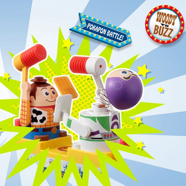 Universal Appeal Buzz Lightyear vs Sheriff Woody Toy Story 4 Hammer Smash Pokapon Game