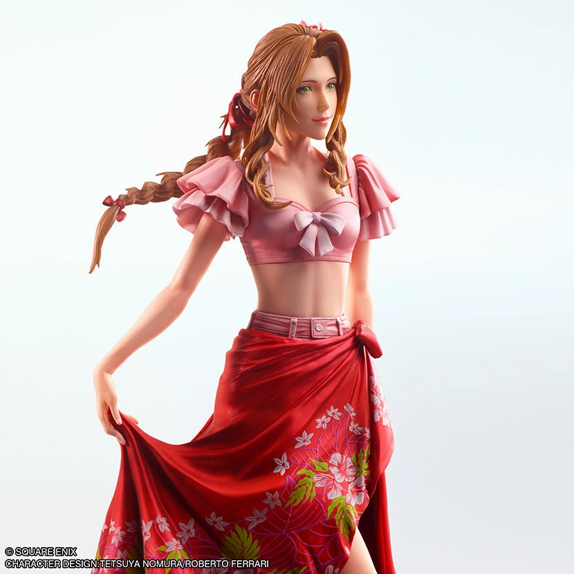 FINAL FANTASY VII REBIRTH STATIC ARTS AERITH GAINSBOROUGH Swimsuit Ver Resin Model