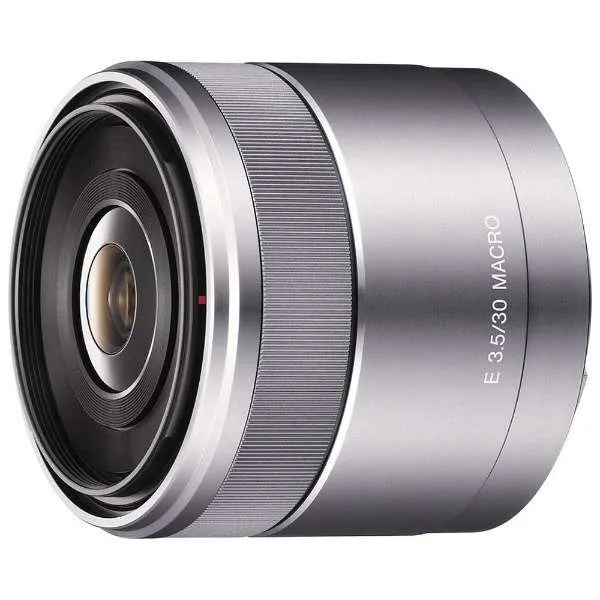 SONY Camera Lens E 30mm F3.5 Macro for APS-C Silver SEL30M35 [Sony E /Single Focal Length Lens] Miniature Showcase Limited Item