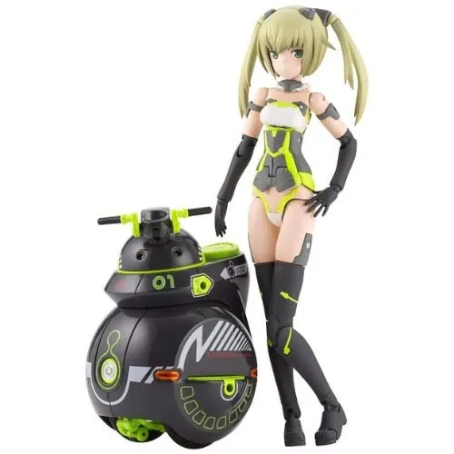 Frame Arms Girl INNOCENTIA [Racer] & NOSERU [Racing Spec Ver.] Plastic Model Model Kit