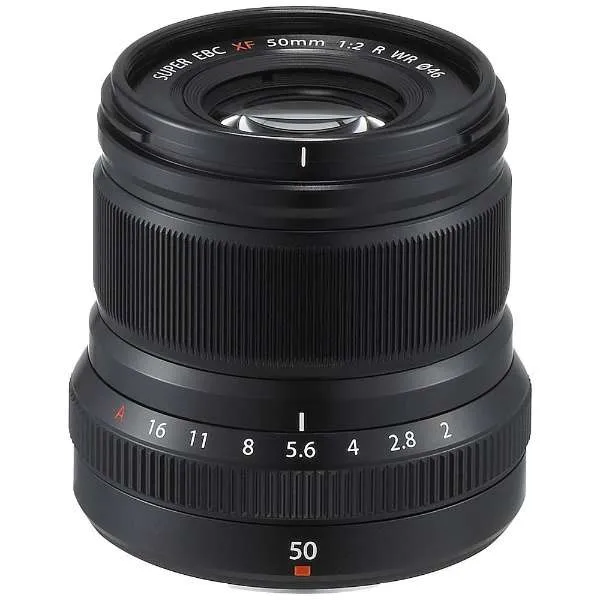 FUJIFILM Camera Lens XF50mmF2 R WR FUJINON Black [FUJIFILM X /Single Focal Length Lens] CAD Design Gaming Peripheral