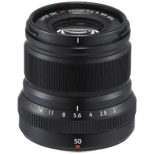 FUJIFILM Camera Lens XF50mmF2 R WR FUJINON Black [FUJIFILM X /Single Focal Length Lens] CAD Design Gaming Peripheral
