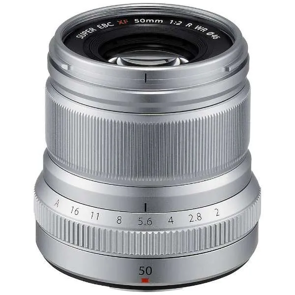 Minimalist Home Movie Model FUJIFILM Camera Lens XF50mmF2 R WR FUJINON Silver [FUJIFILM X / Single Focal Length Lens]
