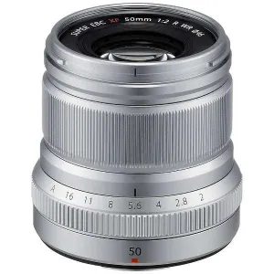 Grand Prize FUJIFILM Camera Lens XF50mmF2 R WR FUJINON Silver [FUJIFILM X / Single Focal Length Lens]