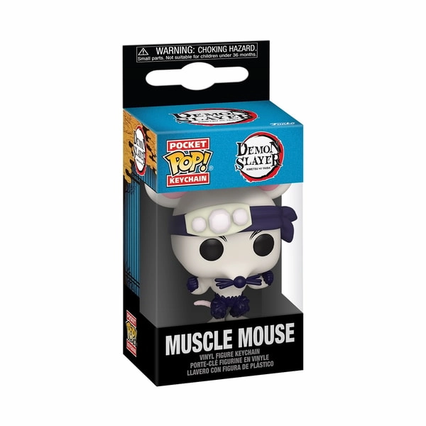 FUNKO POCKET POP! KEYCHAIN: DEMON SLAYER - MUSCLE MOUSE Spelling Bee
