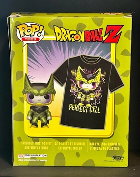 Mesh Deformation Unique Feature Funko Pop! & Tee: Dragon Ball Z: Perfect Cell - Taille M