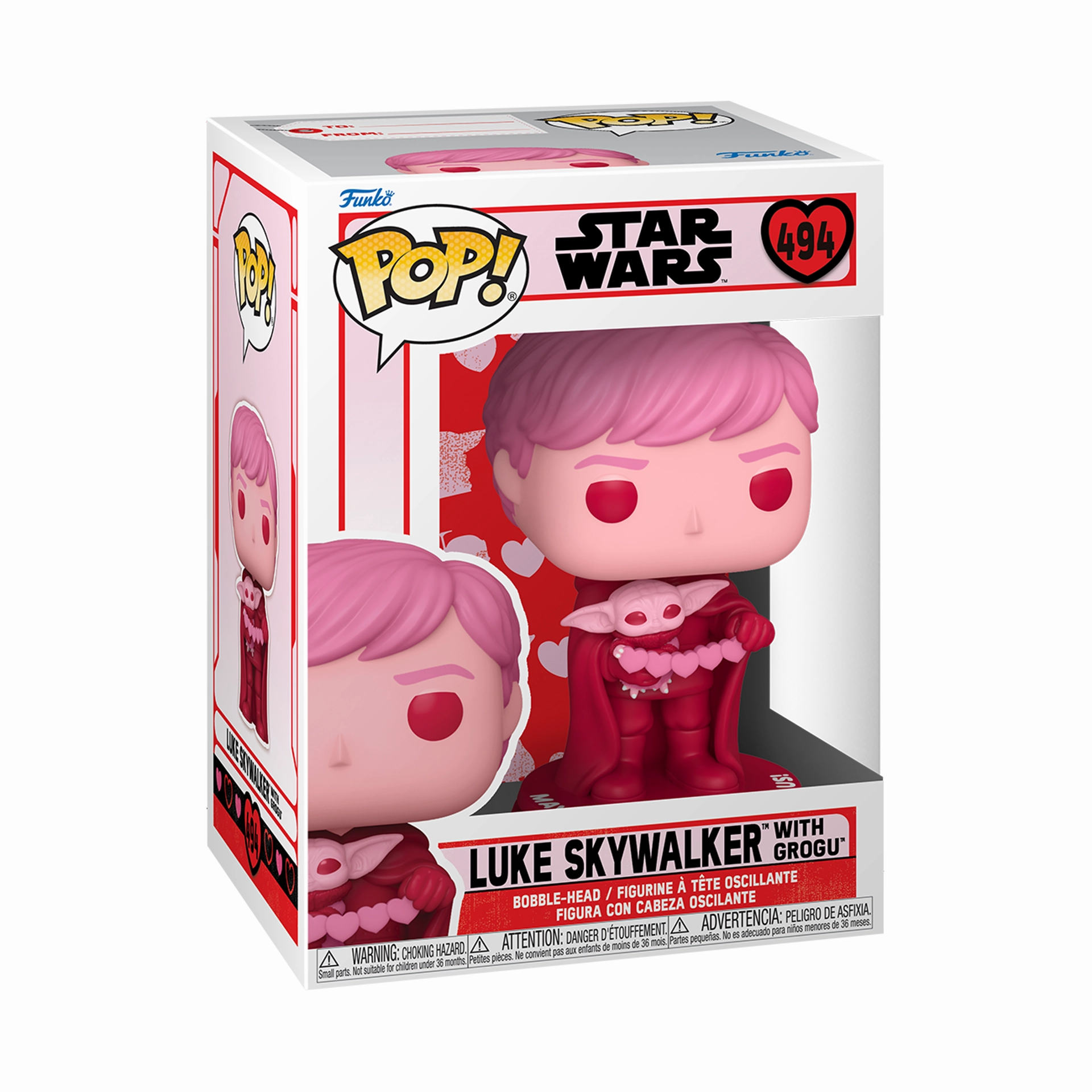 Film Making Funko Pop! Star Wars: Valentines - Luke Skywalker with Grogu