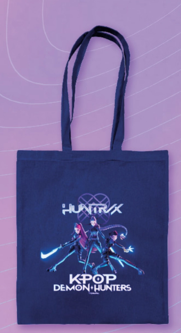 K-POP DEMON HUNTERS - Trio - Tote Bag - 42x38cm Little Permit Rare Find