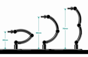 The Simple Stand x3 Black (for Figures & Models) Hex Type Cross Culture Gift For Him