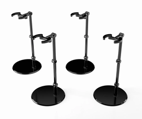 Special Gift Magazine Cover The Simple Stand mini x4 Black (for Small Figures & Chibi Figures)