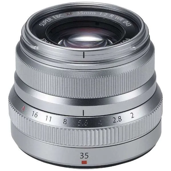 FUJIFILM Camera Lens XF35mmF2 R WR FUJINON Silver [FUJIFILM X / Single Focal Length Lens] Exhibition Piece