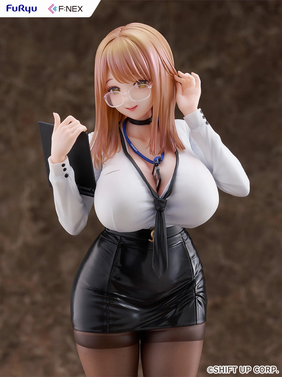 Chibi Sculpture Cartoon Figure GODDESS OF VICTORY: NIKKE Emma Office Therapy 1/7 Scale Figure