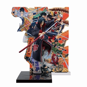 NARUTOP99 - Sumptuous and Gorgeous Ninja Picture Scroll - Itachi Uchiha Figure (NARUTOP99 Commemorative background panel illustrated by Masashi Kishimoto is included.??[Ichiban-Kuji Prize D] Gaming Toy School Project
