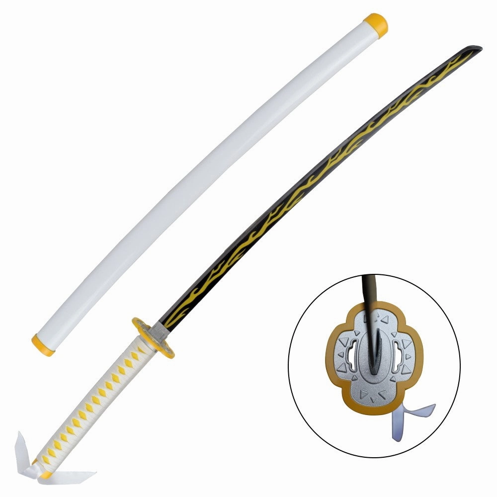 Decorative Model KATANA ORNEMENTAL INSPIR?? DE L'??P??E DE ZENITSU AGATSUMA