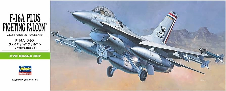 Horror Elements user friendly Hasegawa [B1] 1:72 F-16A PLUS Fighting Falcon